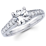 Engagement Rings With Sidestones