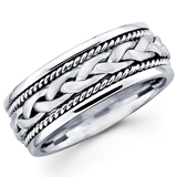 Hand Braided Wedding Bands