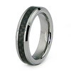 Tungsten Carbide 5mm Carbon Fiber Inlay Ring