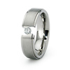 Tension Set 6mm Titanium Wedding Ring