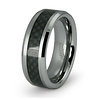 8mm Carbon Fiber Inlay Tungsten Carbide Ring