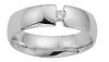 6mm Diamond Comfort Fit Promise Ring