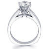 Cathedral Set 14K Solitaire Round Diamond Engagement Ring (0.20 - 1.50 ct)