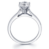 14K Cathedral Set Solitaire Round Diamond Engagement Ring (0.20 - 1.50 ct)