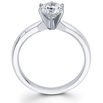 14K Gold Round Diamond Solitaire Engagement Ring (0.20 - 1.50 ct)