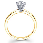 14K Gold Round Diamond Solitaire Engagement Ring (0.20 - 1.50 ct)