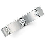 4mm Flat Comfort Fit Diamond Eternity Band