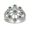 Emerald Starburst Ring