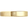 4mm 14k Yellow Gold Flat Comfort Fit Band