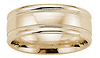 8mm Flat Milgrain Comfort Fit