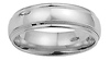 6mm Platinum Milgrain Comfort Fit Benchmark Band