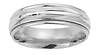6mm Platinum Designer Comfort Fit Benchmark Band