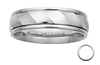 6mm Platinum Mirror Comfort Fit Benchmark Band