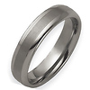 6mm Brushed & Polished Tungsten Band