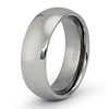 8mm Classic Dome Tungsten Wedding Ring