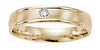 4mm Diamond Comfort Satin Benchmark Band