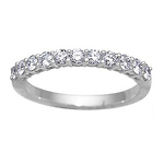 18K White Gold  Diamond Band 0.60CT
