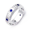 Sapphire Semi Eternity Band (0.42 ct.)