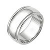 8.5mm Milgrain Wedding Band