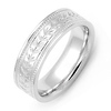 5.3mm Arrow Design Milgrain Wedding Band