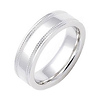5.5mm Dual Milgrain Wedding Band