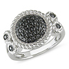 Sterling Silver 0.50 ctw Black Diamond Fashion Ring
