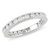 Sterling Silver 2mm CZ Eternity Band
