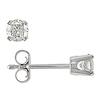 14K White Gold 1/3ct White Diamond Stud Earrings