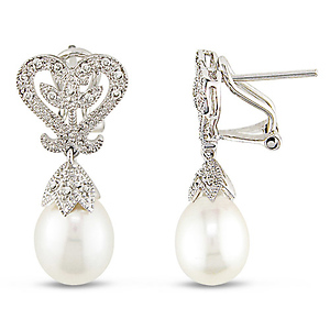 wedding pearl earrings