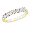 10K Yellow Gold 0.50 CTW Diamond 7 Stone Anniversary Ring