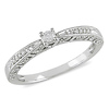 10K White Gold 0.10 CTW Diamond Engagement Ring