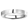 4mm Sterling Silver Flat Wedding Band
