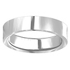 6mm Sterling Silver Flat Wedding Band