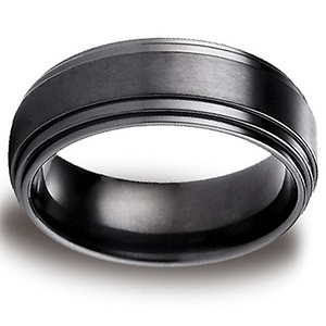 black wedding band