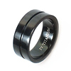 Black Titanium Split Flat Ring