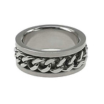 Stainless Steel Curb Link Designer Band