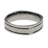 Roman Numeral Laser Cut Stainless Steel Ring