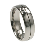 Split Titanium 7mm Ring