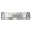 14k Square Pattern 6mm Wedding Ring