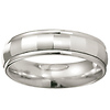 14k White Gold Designer Wedding Band