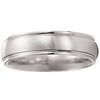 6mm 14kt White Gold Wedding Band