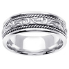 14k White Gold 7.0mm Wedding Band
