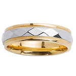 Two Tone Gold Rings for Men