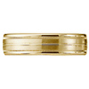 14k Yellow Gold Milgrain Designer Benchmark Wedding Band