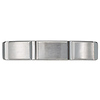 Satin Finish Designer 14k Wedding Band