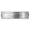 14k White Gold Milgrain Designer Wedding Band