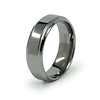 Titanium Step Edge Wedding Band