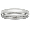 Platinum 4mm Milgrain Wedding Ring thumb 0